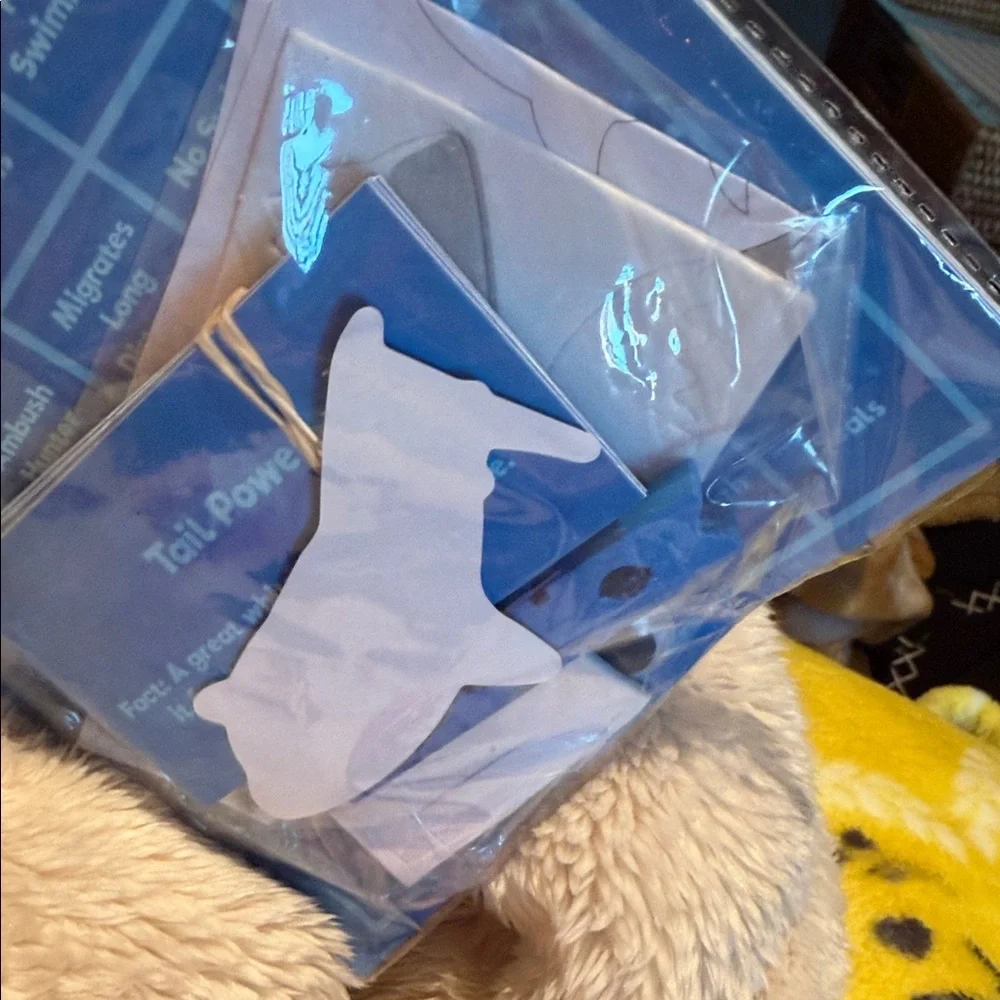 Great White Shark Bingo Game - Blue